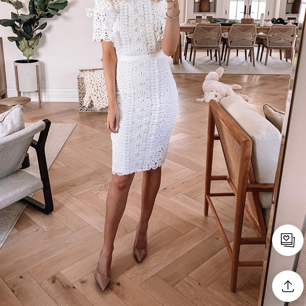 Beautiful Brand New White Lace Dress